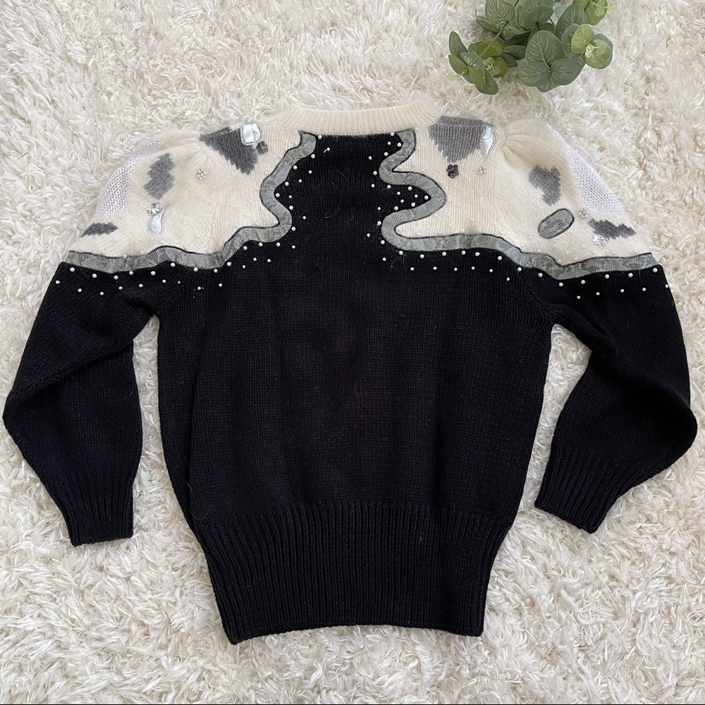 Vintage Mirene crewneck knitted sweater - Picture 5 of 5